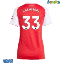 Arsenal Riccardo Calafiori #33 Domaci Dres za Ženska 2025-26 Kratak Rukav